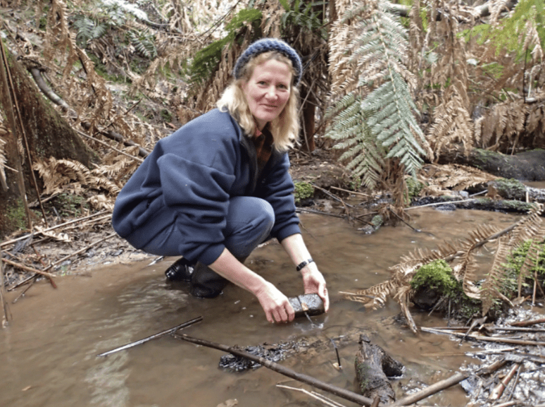 Karen relocating VCFS egg rocks